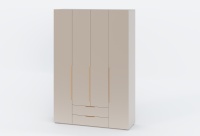 Шкаф 4х створчатый Луиджа 2 ящика кашемир