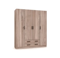 Шкаф 4х ств Атлант Дуб маувелла
