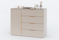 Комод Луиджа 1200 4 ящика + дверь кашемир