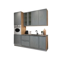 Комплект кухни 2,0 Орлеан корпус дуб крафт золото фасад Кантри серый