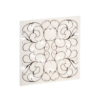 Стекла для комода Барон Белые со стразами